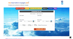 Desktop Screenshot of ma-reservation-voyages.com